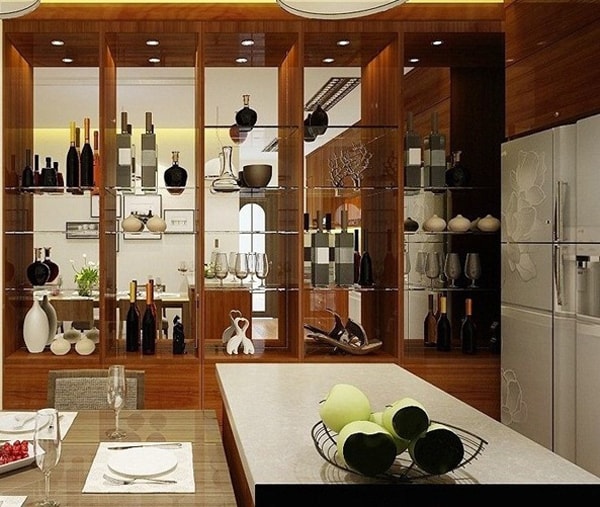 Đừng bỏ lỡ những gợi ý thiết kế vách ngăn phòng khách và phòng ăn này!