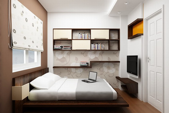 Bí quyết chọn giường ngủ gỗ cho không gian nhỏ hẹp