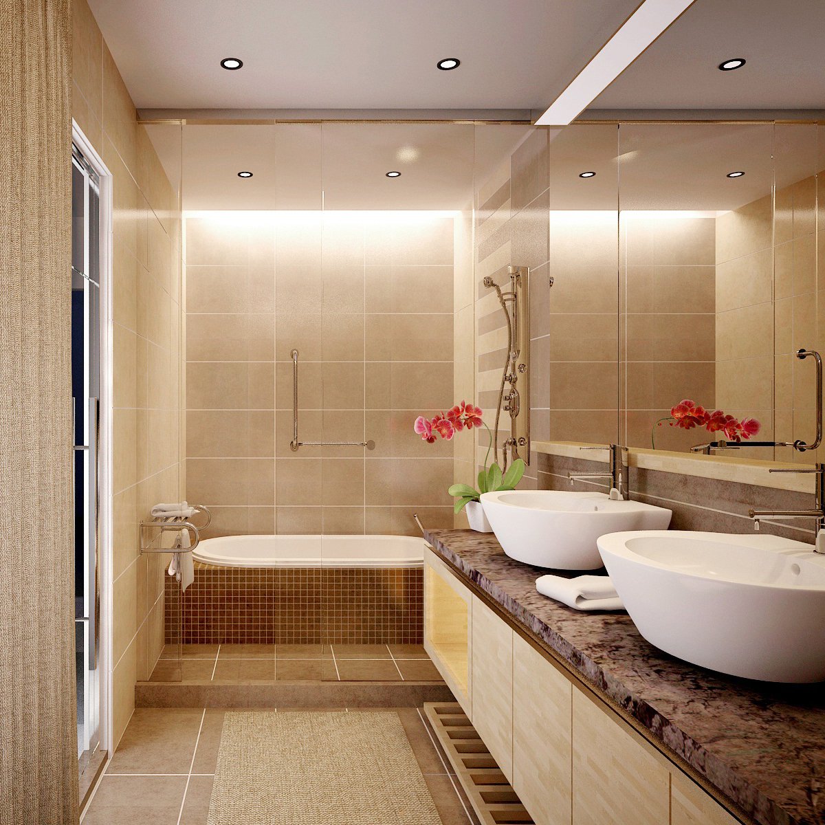 Xu hướng thiết kế nội thất nhà tắm đẹp 2024: Xu hướng thiết kế nội thất nhà tắm đẹp năm 2024 sẽ tập trung vào sự kết hợp giữa tính tiện nghi và thẩm mỹ. Sử dụng các vật liệu cao cấp và phối màu hài hoà, bạn có thể tạo ra một không gian tắm đẹp và hiện đại cho gia đình bạn.