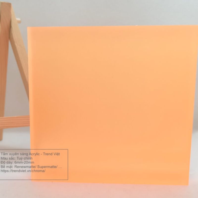 Tấm xuyên sáng Acrylic orange 1